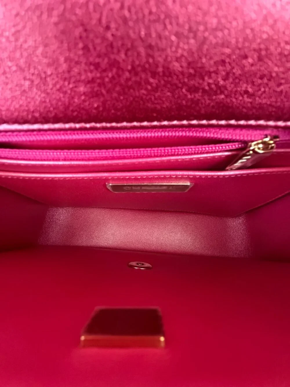 Chanel Pink Mirror Quilted Hollywood Boulevard Backpack
